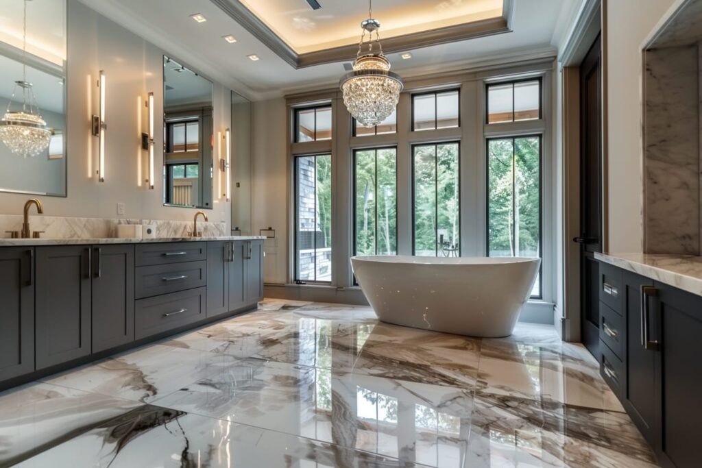 custom home luxury bathroom