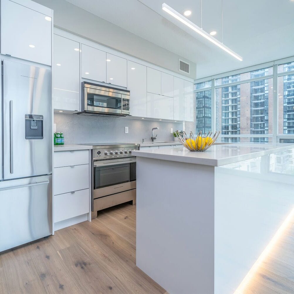 condo renovation kitchen