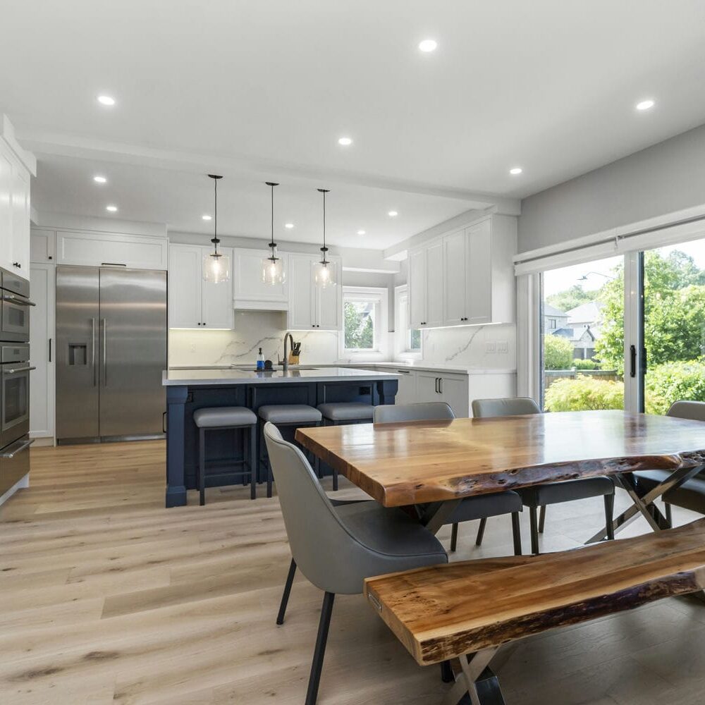 open concept style home renovation